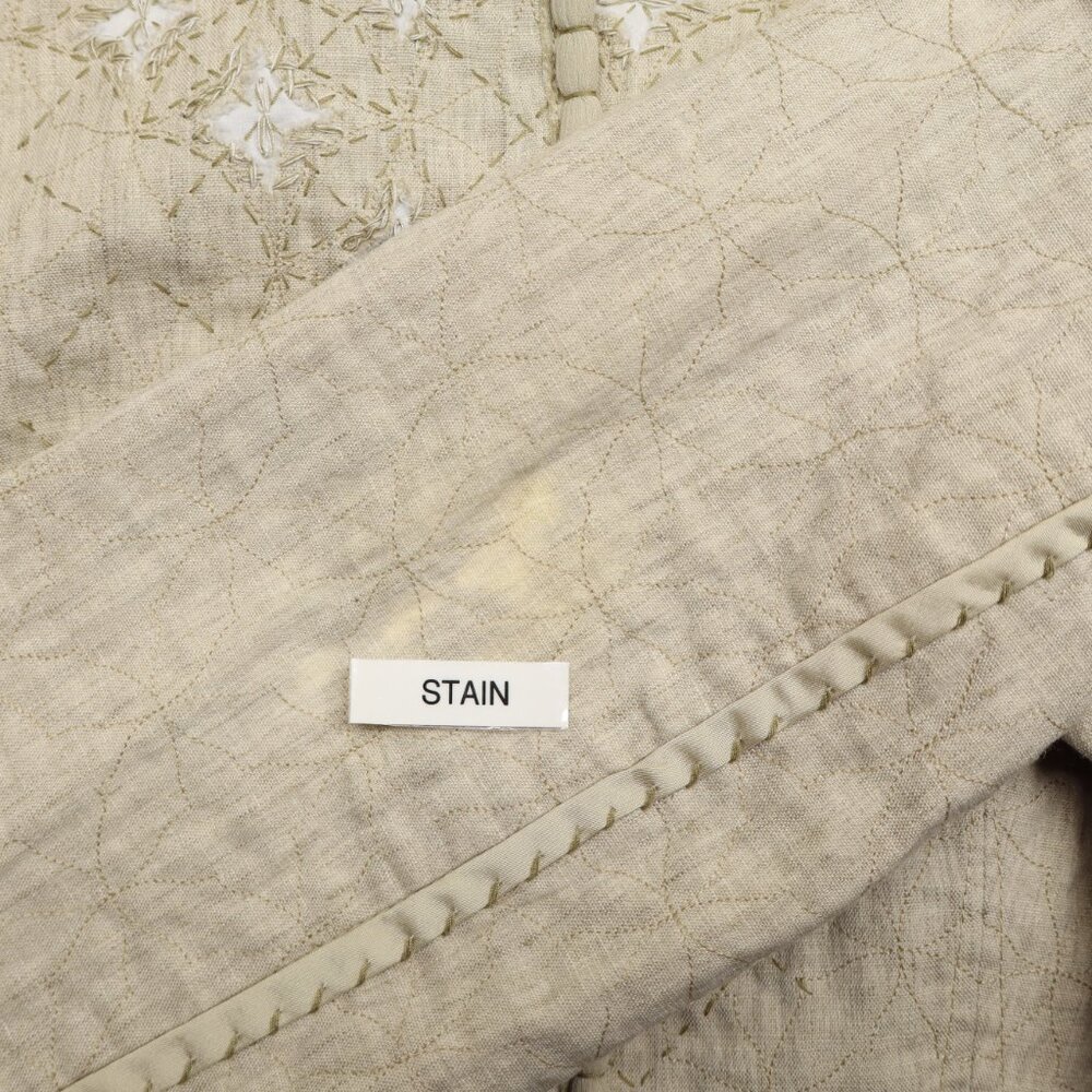 Elie Tahari Women's Neutral Reversible Linen Stitch Details Jacket Sz M NEW - Picture 7 of 11